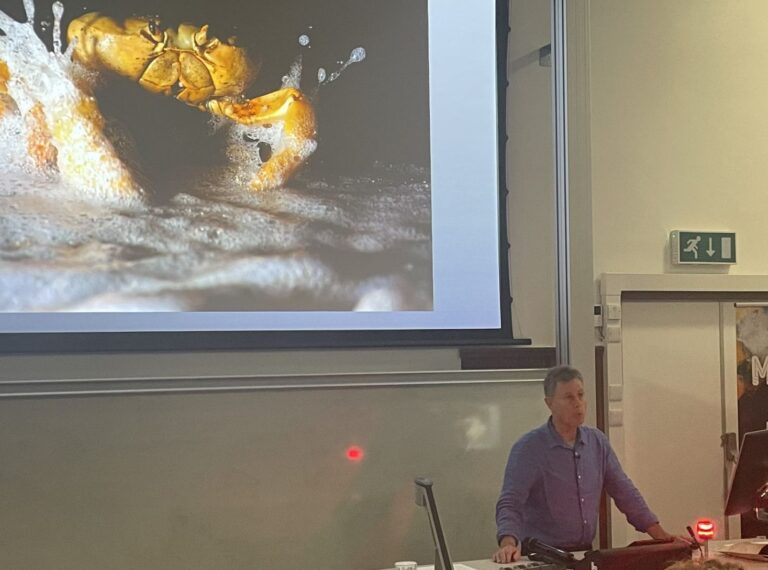 Michael Pitts giving his Seminar