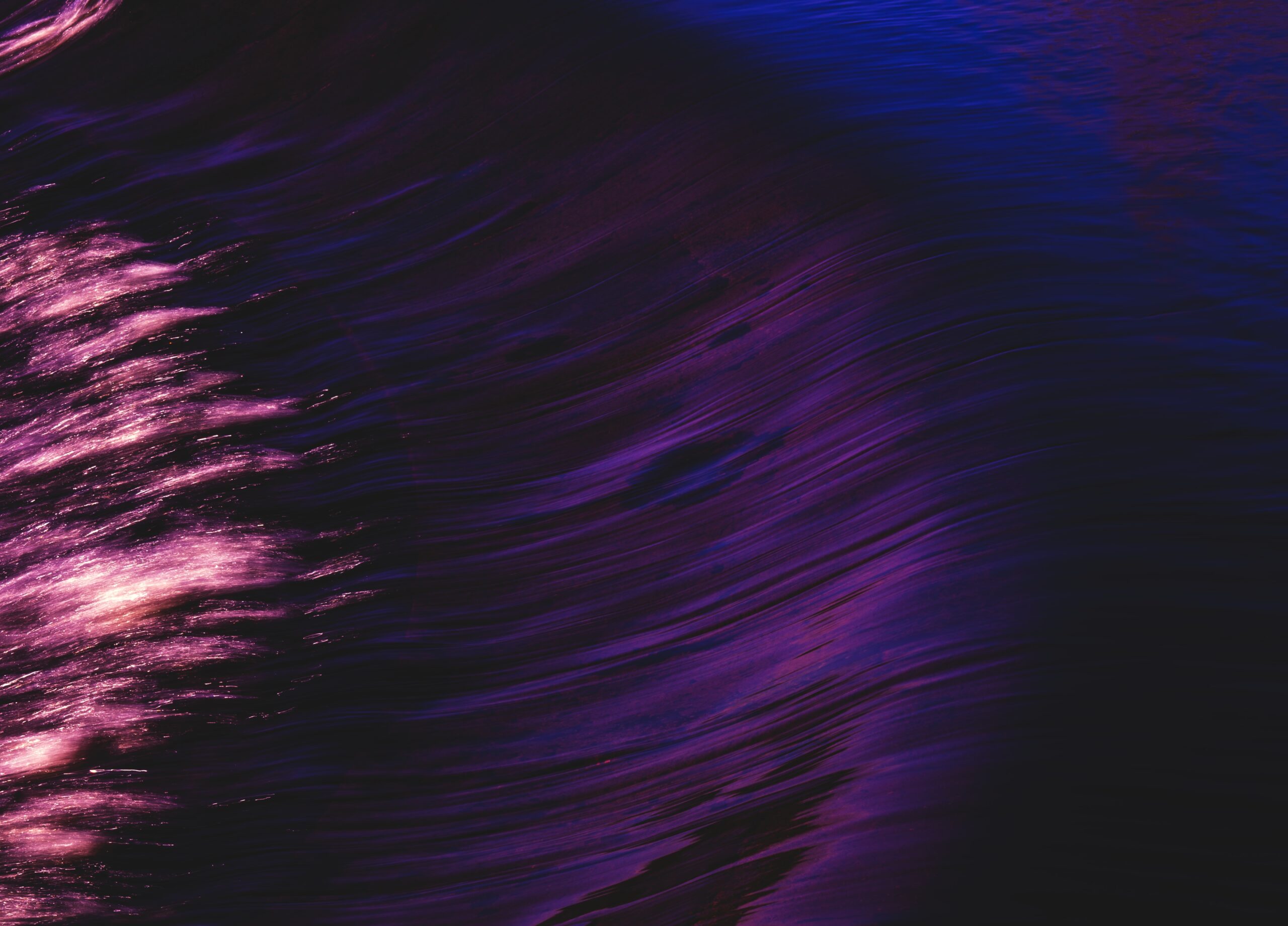 Abstract pink and purple waves