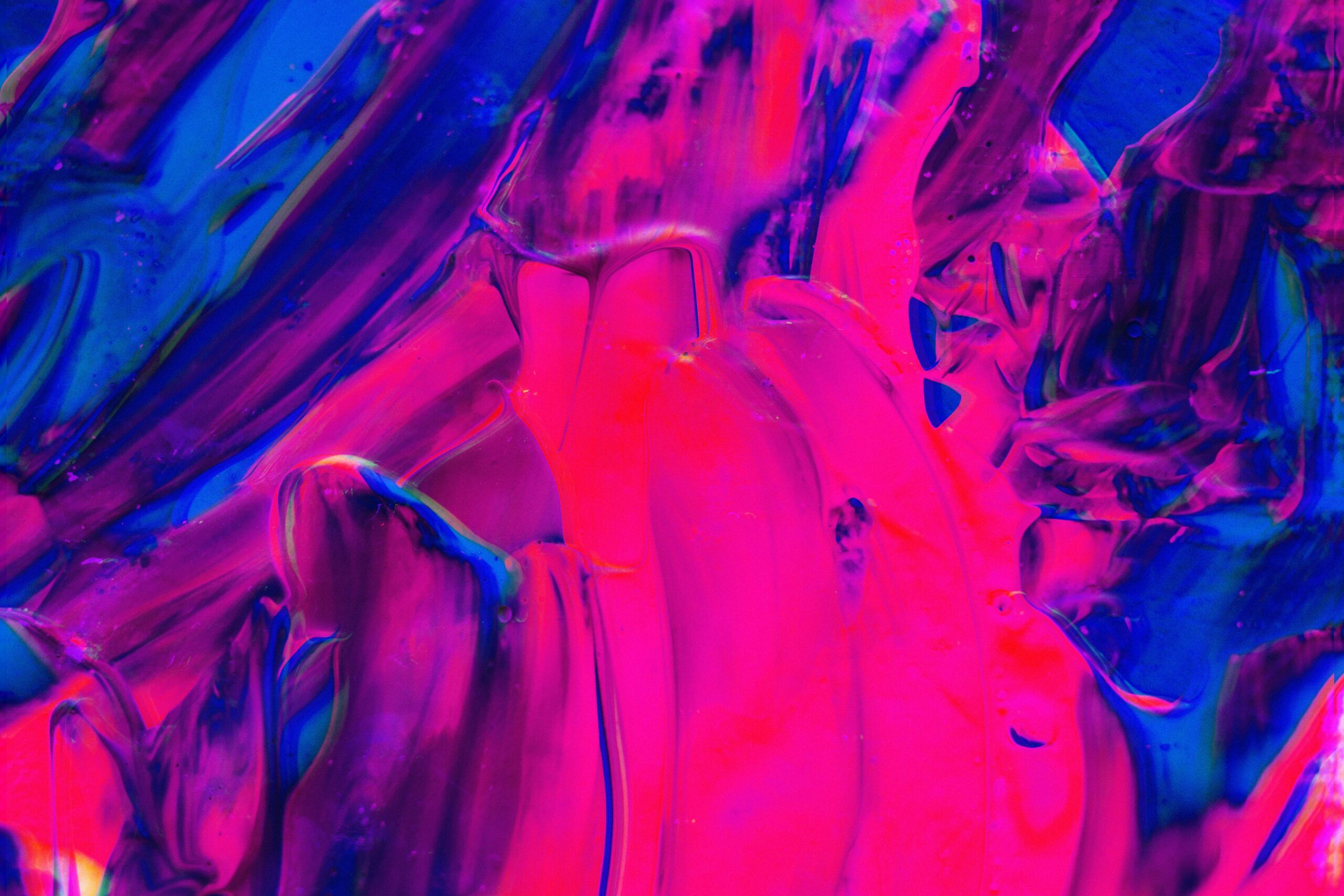 Abstract pink and blue image