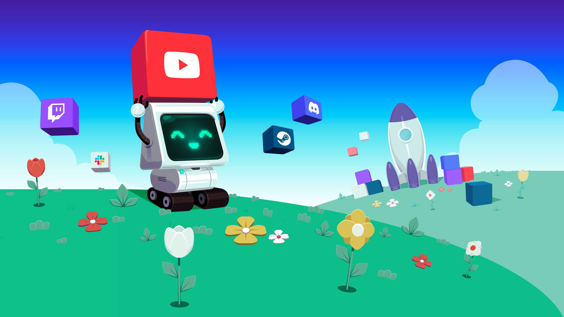 An image of a cartoon robot.